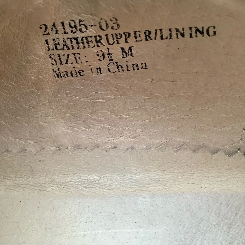 Stacy Adams Elegant Brown Leather Men's‎ Shoes size 9.5